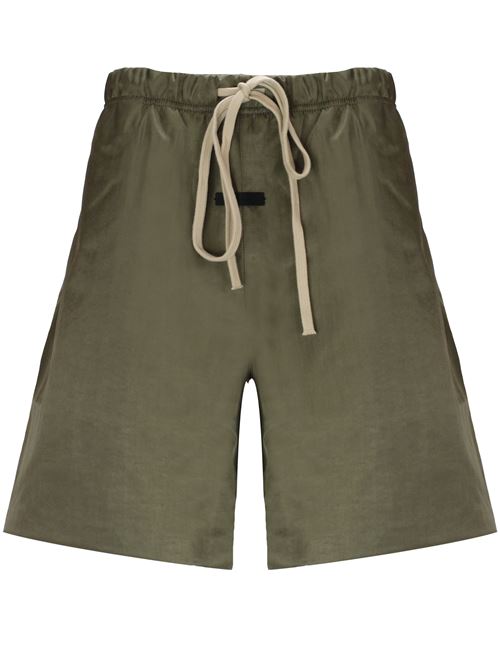 Textured Nylon Soccer Short militare Fear of God | 160BT244445FMILITARY